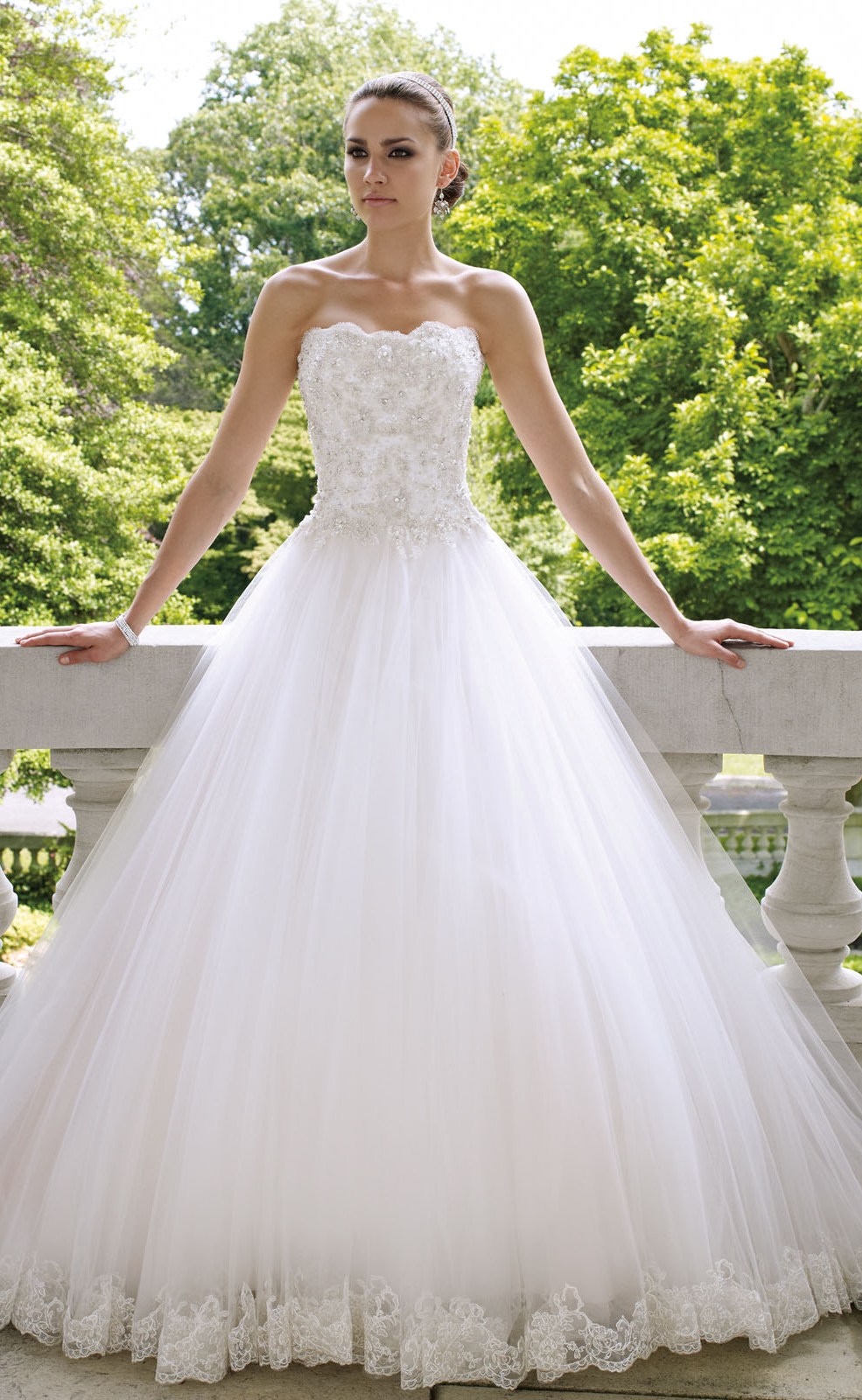 Princess Ball Gown Tulle Wedding Dresses