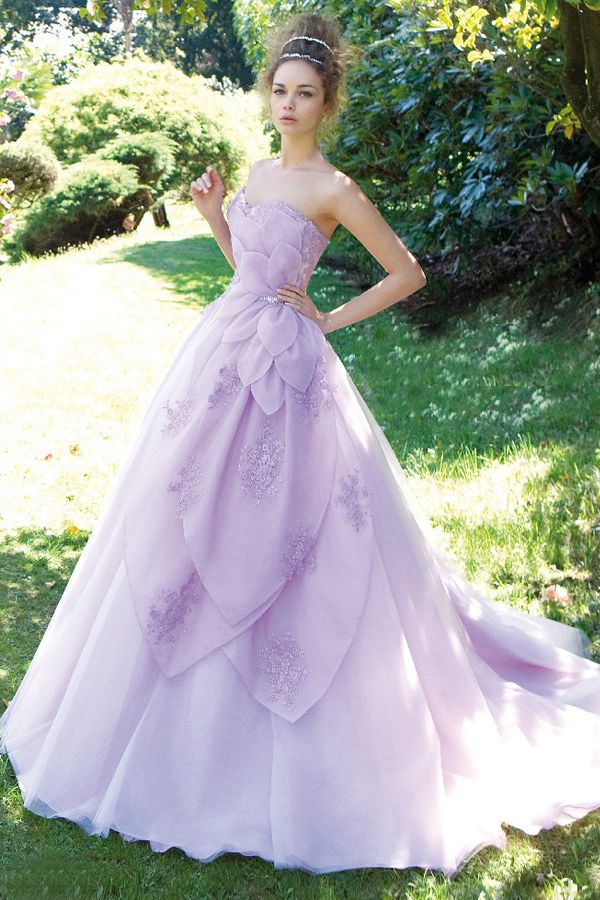 Princess Wedding Dresses Lilac