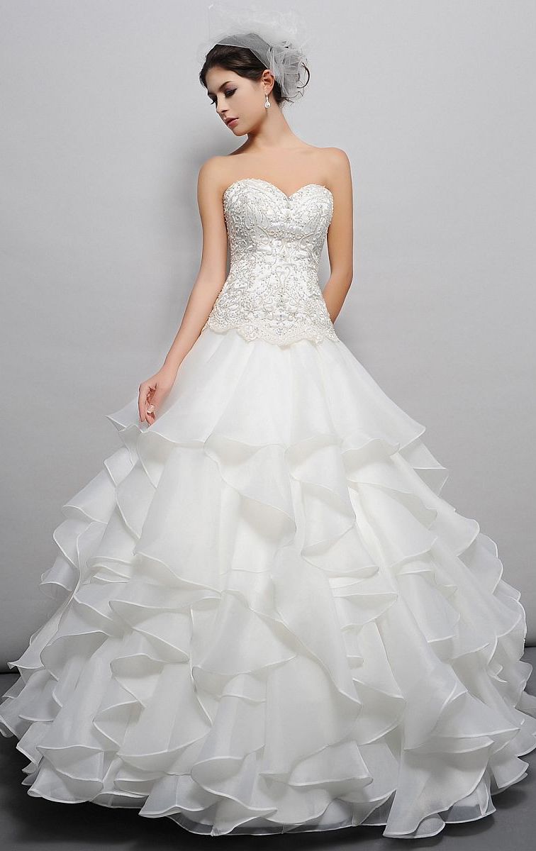 Princess Wedding Dresses with Bling