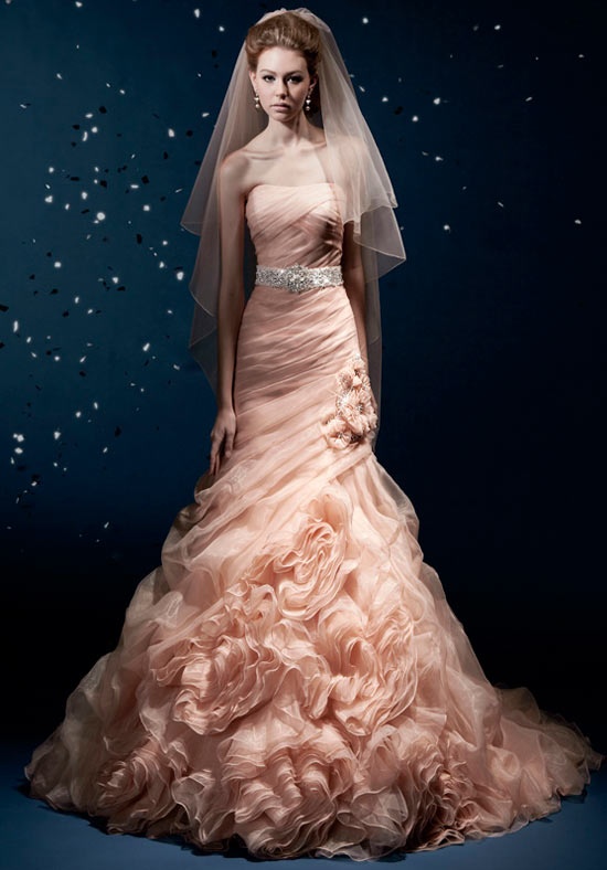 Rose Blush Pink Wedding Dress