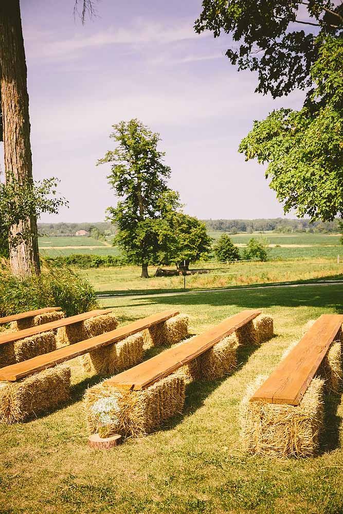 Rustic Country Wedding Seating Ideas