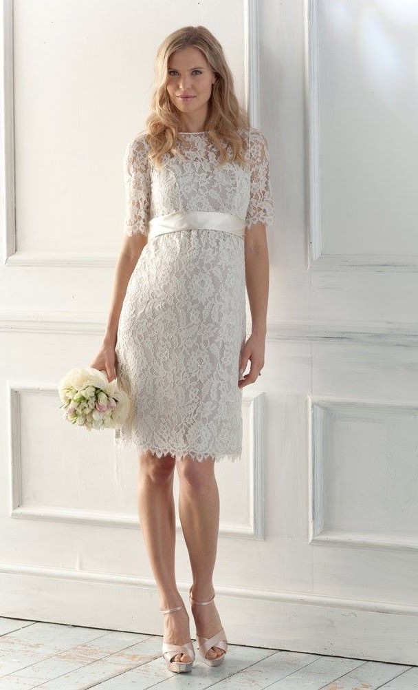 Short Lace Wedding Dress 2016