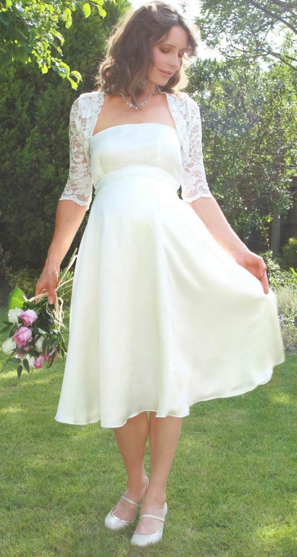 Simple Elegant Country Wedding Dress