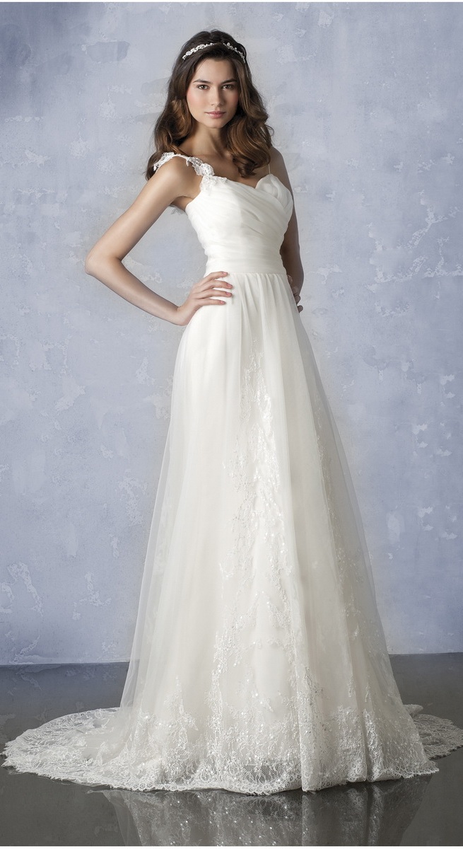 Simple Wedding Dresses with Straps