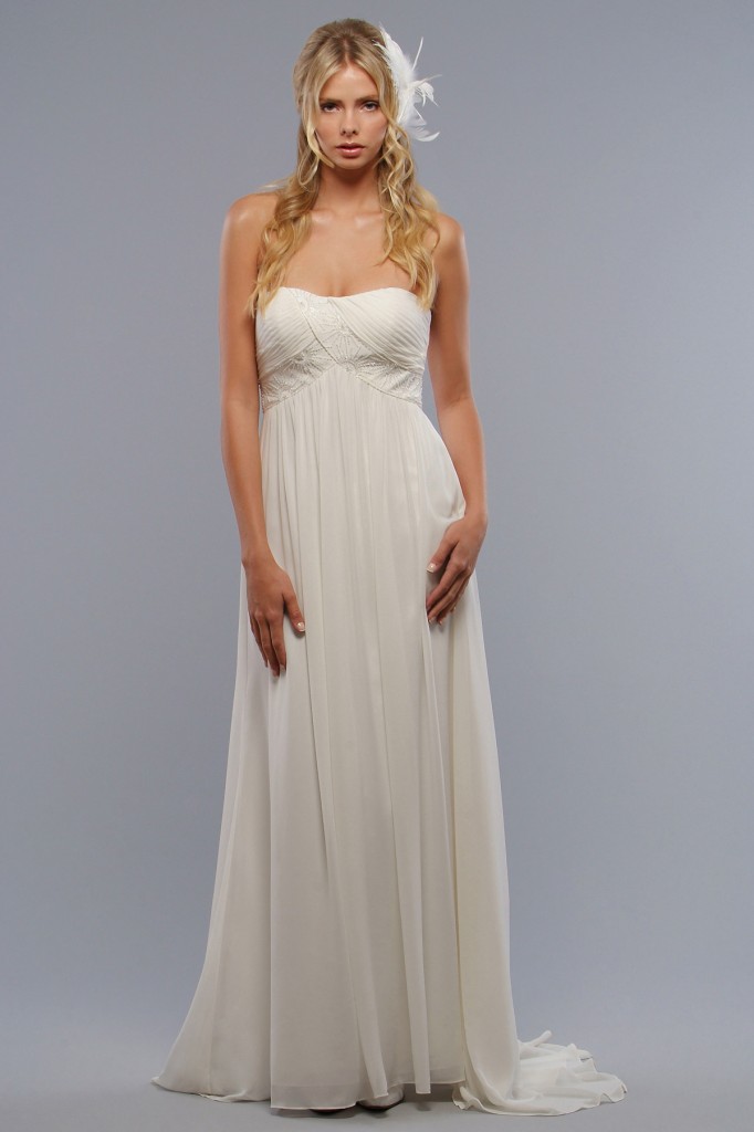 Simple White Casual Wedding Dresses