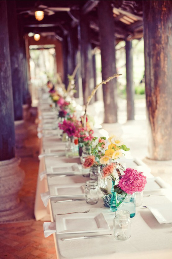 Spring Wedding Table Décor Ideas