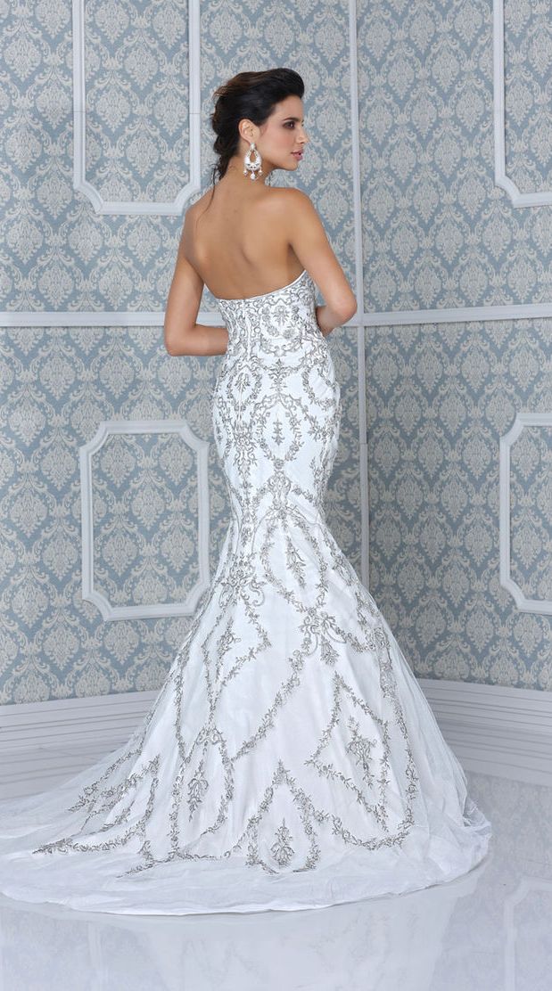 Stunning Mermaid Wedding Dresses with Bling