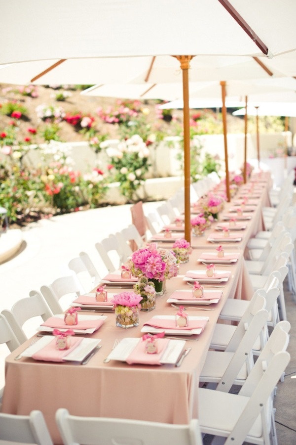Summer Wedding Table Décor Ideas