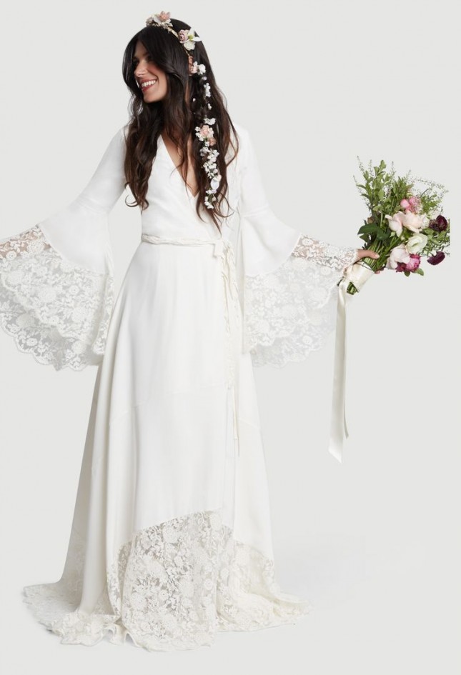 Traditional Hippie Wedding Dresses