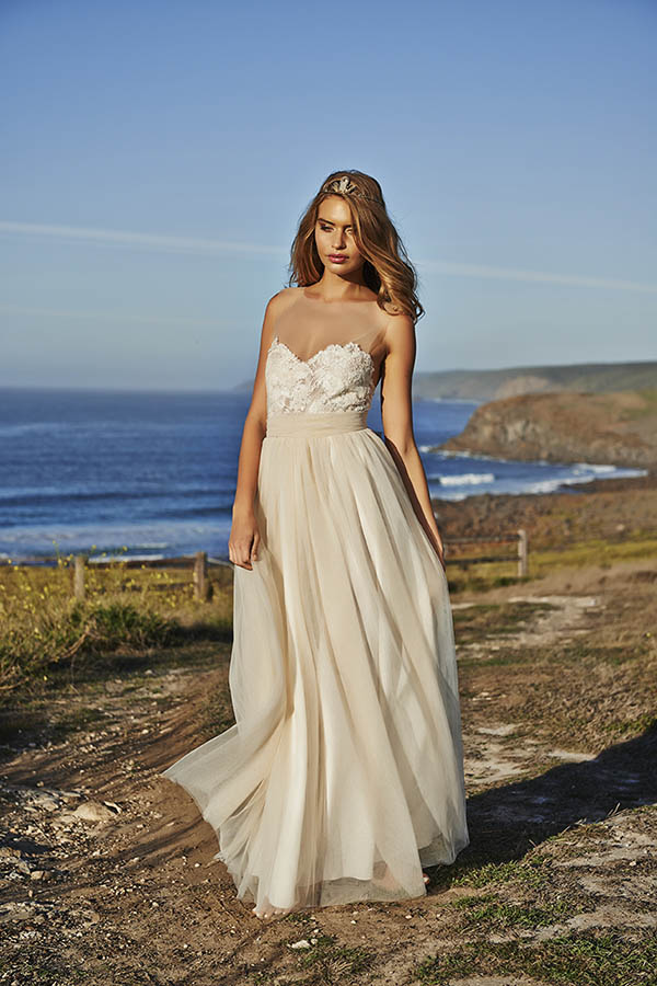 Vintage Inspired Beach Wedding Dresses
