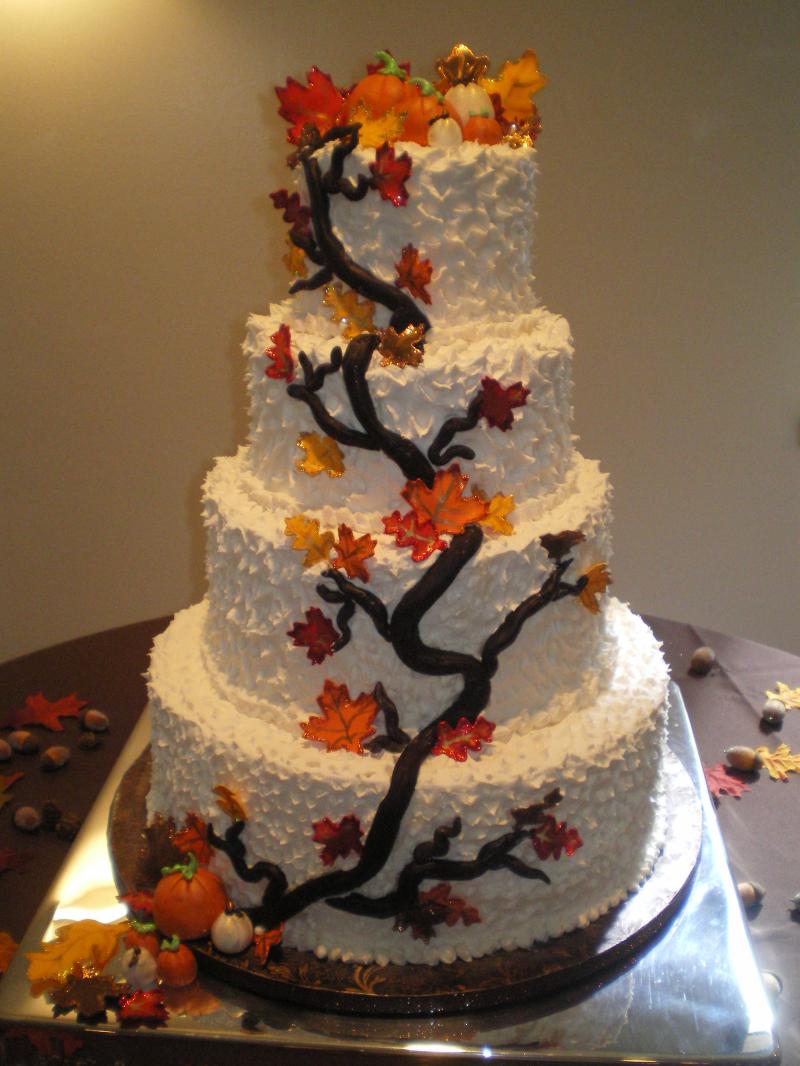 Wedding Cake Ideas for Autumn Wedding