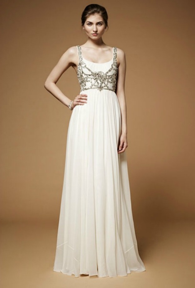 White Sparkly Wedding Dress