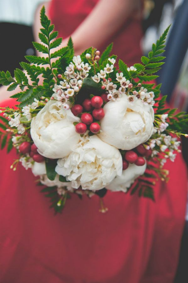 christmas wedding bouquets Ideas