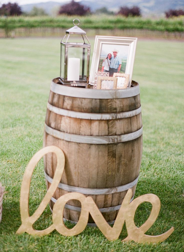 outdoor country rustic wedding decoration ideas