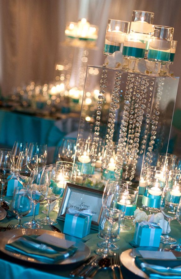 tiffany blue and gold vintage wedding Ideas