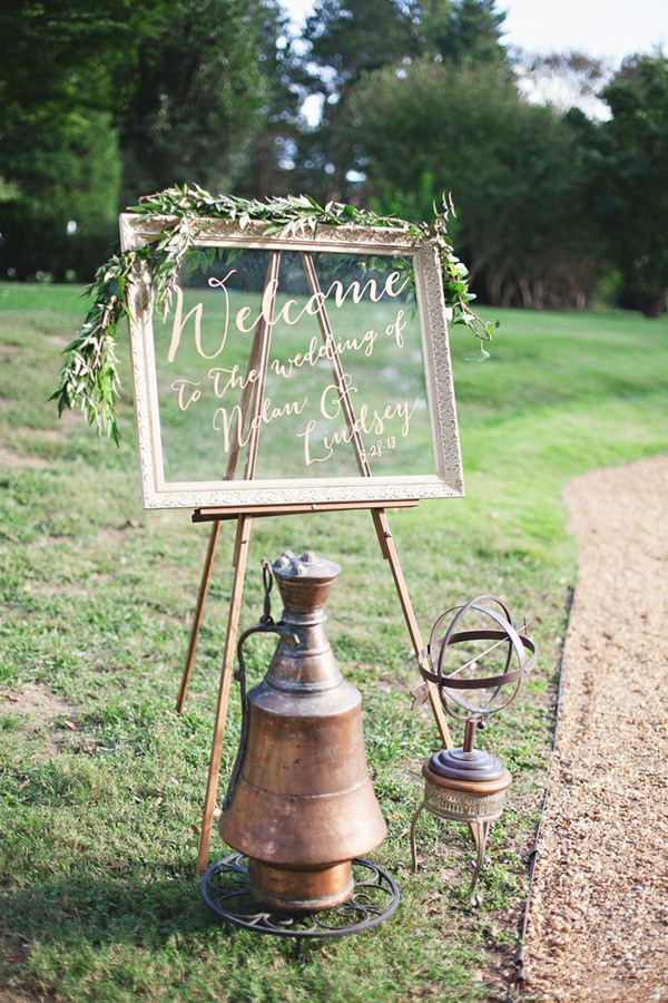 welcome wedding entrance signs for outdoor wedding ideas