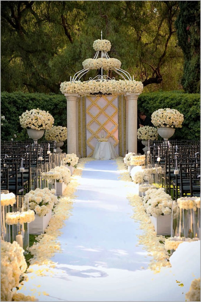 Aisle Wedding Decorations Ideas
