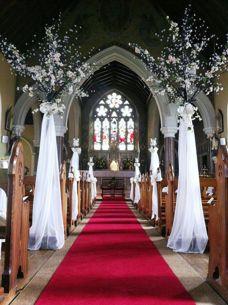 Amazing Church Wedding Decorations