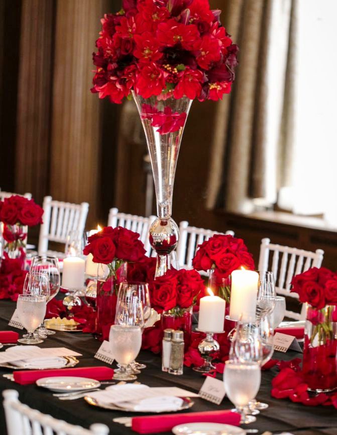 Amazing Red Wedding Decorations Ideas