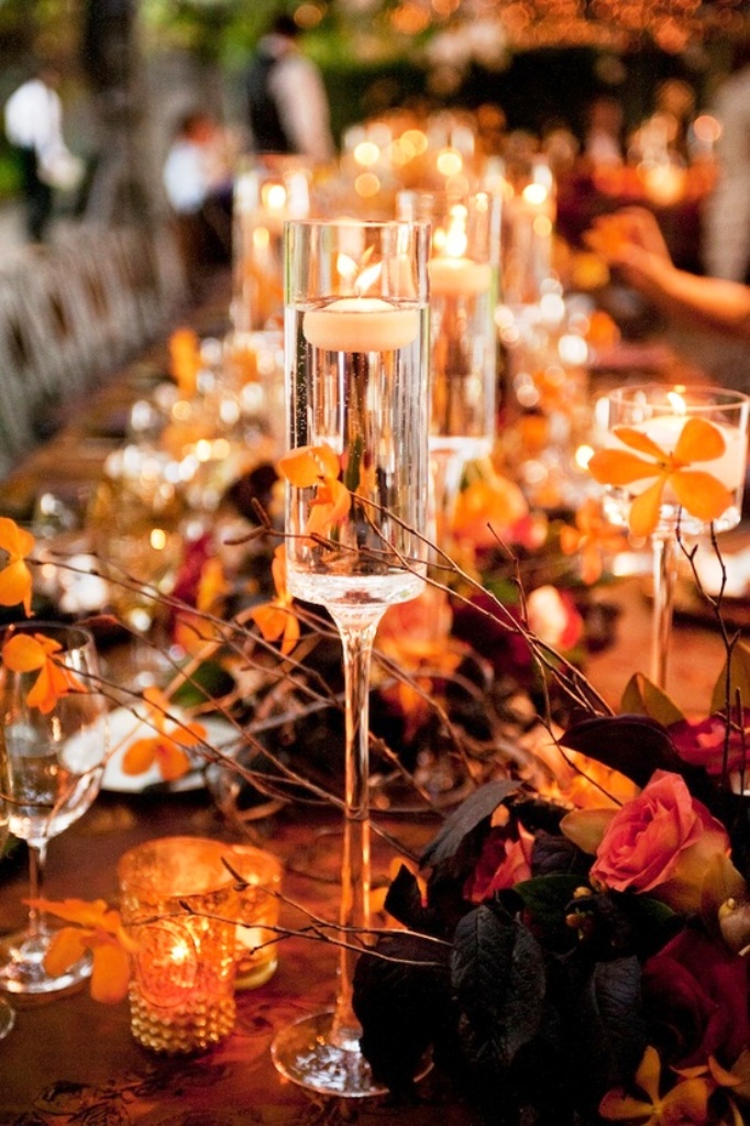 Autumn Wedding Table Decorations