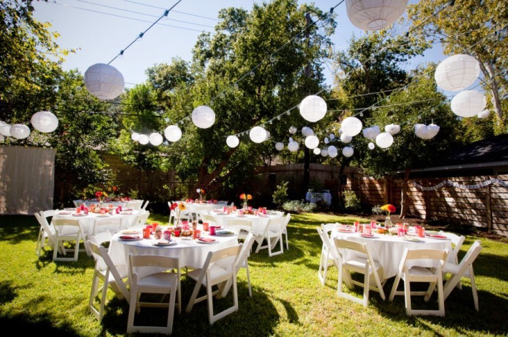 Backyard Wedding Receptions Design