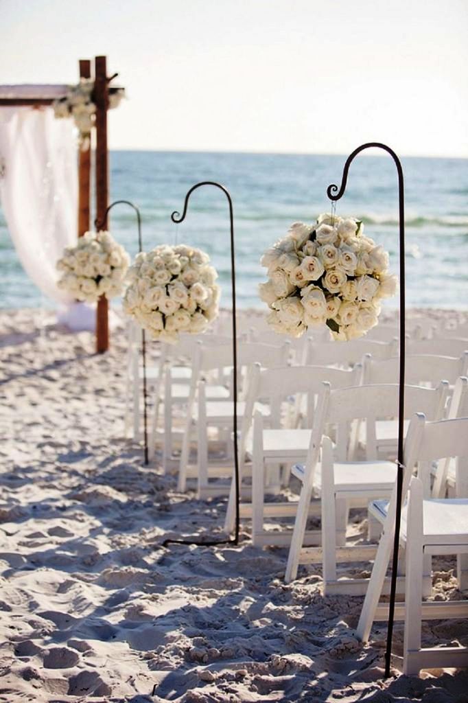 Beach Wedding Aisle Decoration Ideas