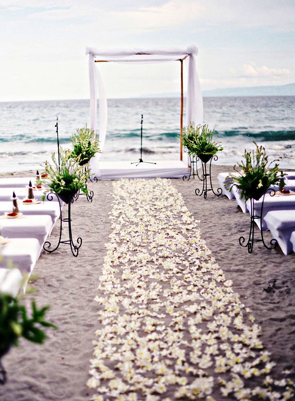 Beach Wedding Ceremony Decoration Ideas