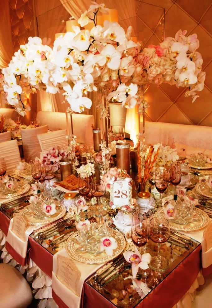 Beautiful Gold Wedding Decorations