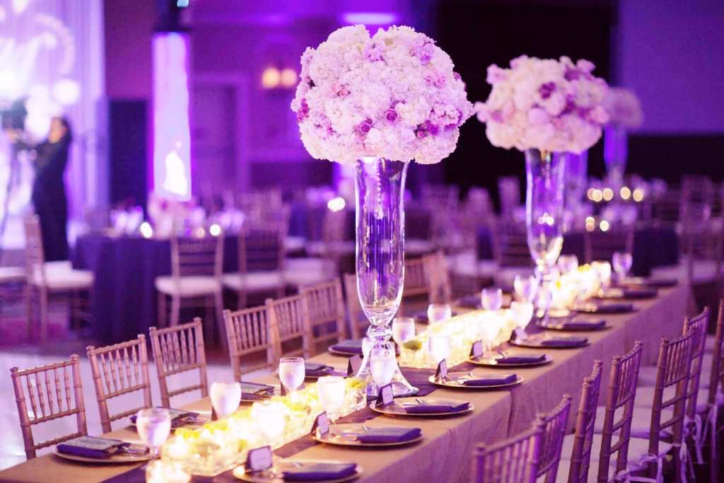 Beautiful Purple Wedding Decorations