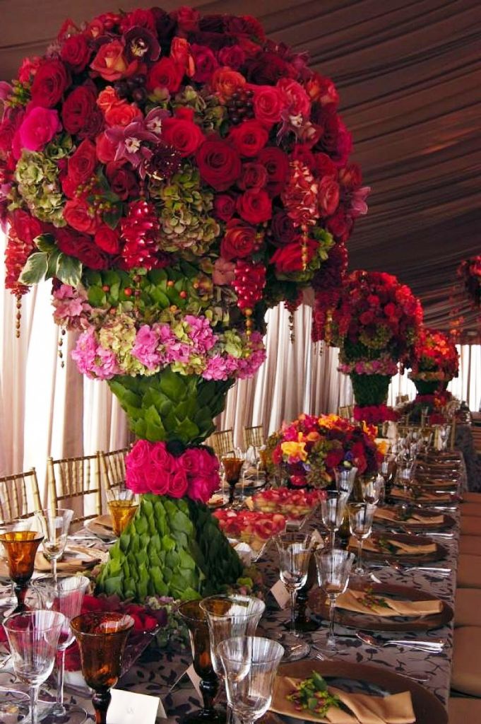 Beautiful Sweet Pink Wedding Table Decorations