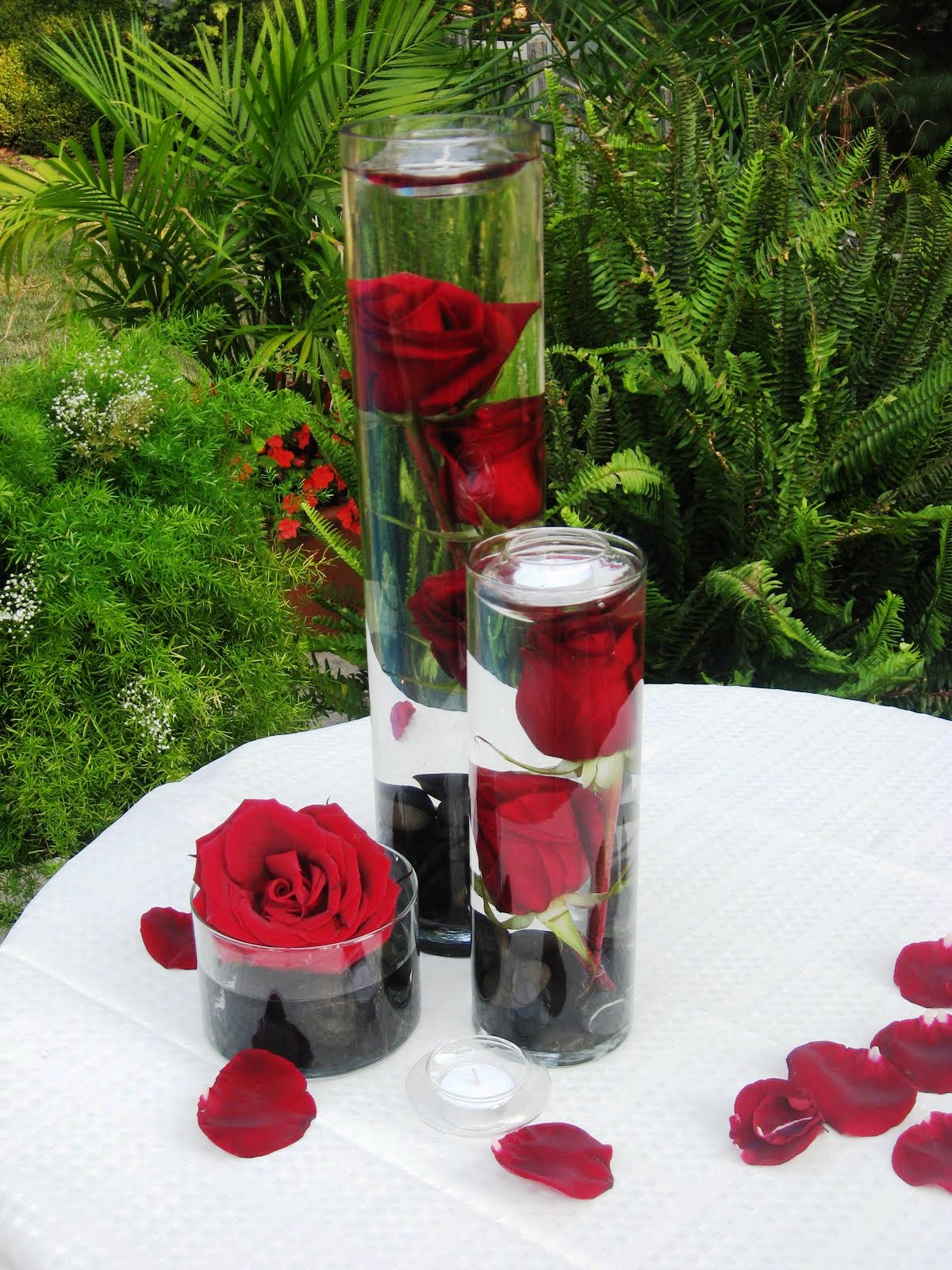 Black and Red Wedding Decorations