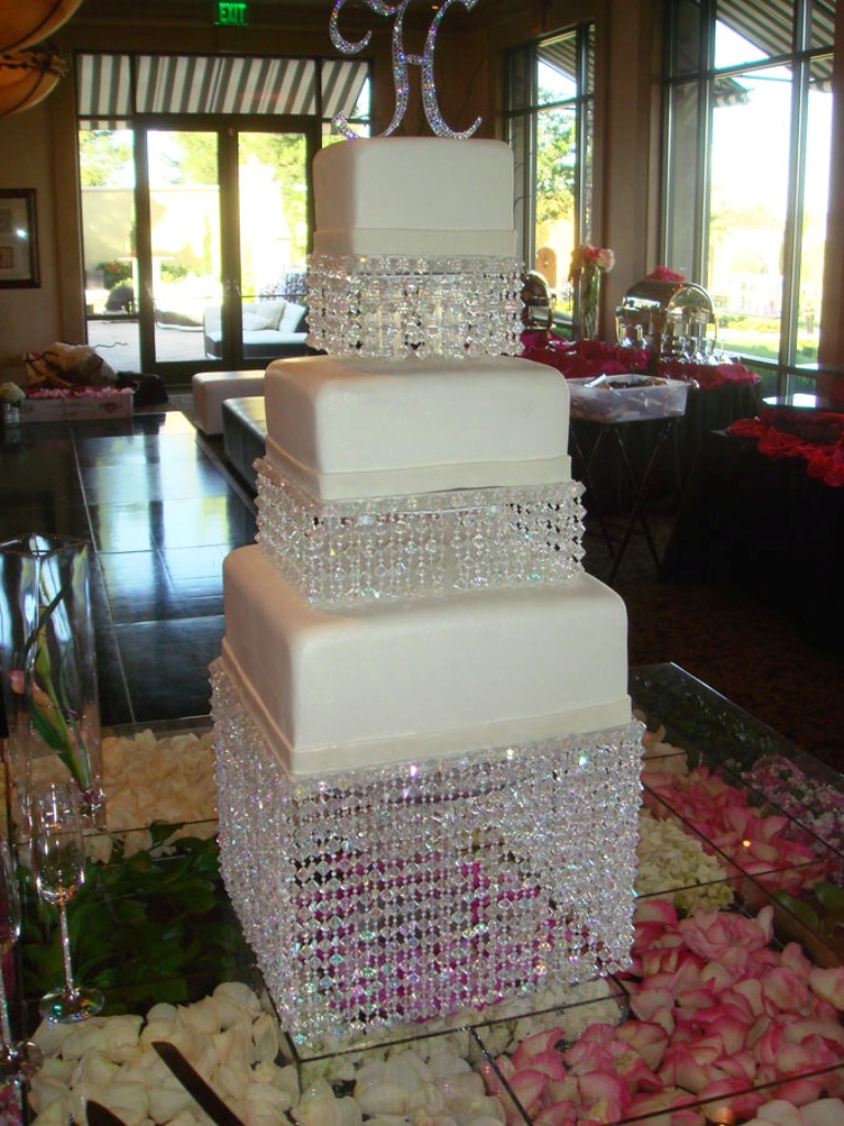 Bling Wedding Cake Decorations
