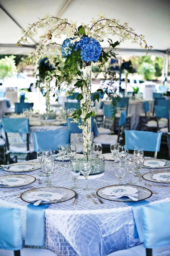 Blue Theme Inspired Wedding Decorations