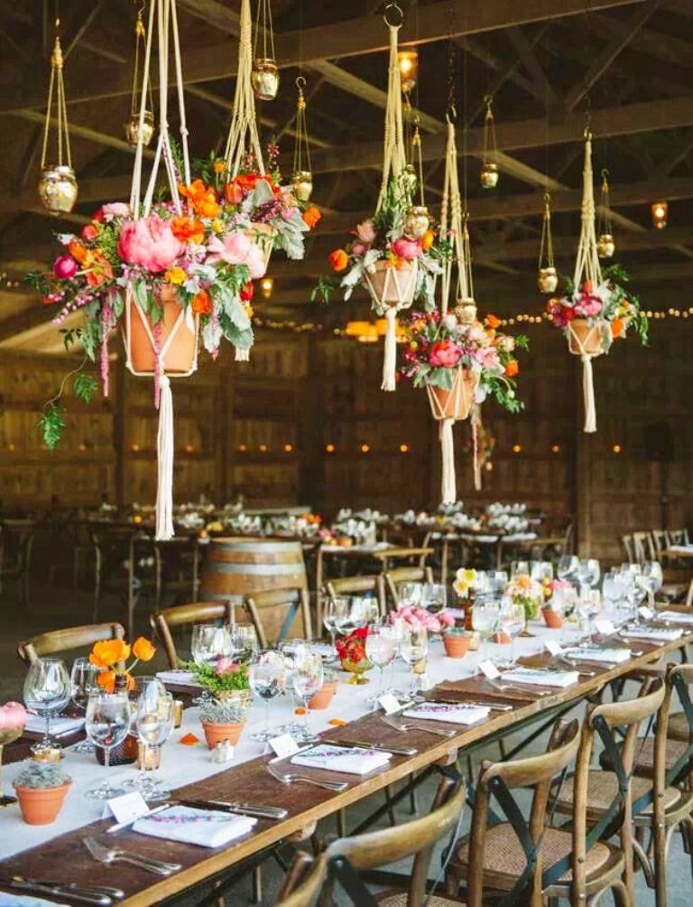 Bohemian Chic Wedding Table Settings To Get Inspired