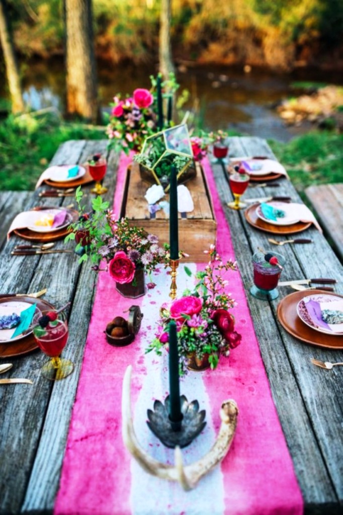 Boho Wedding Table Decorations