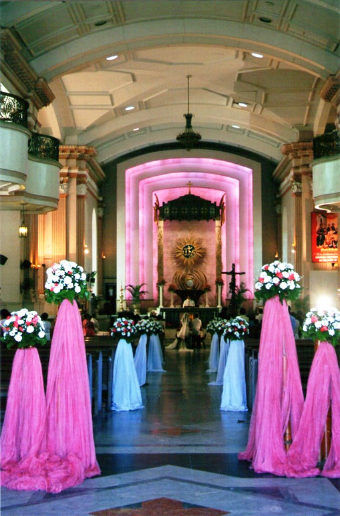 Church Aisle Decorations for Wedding