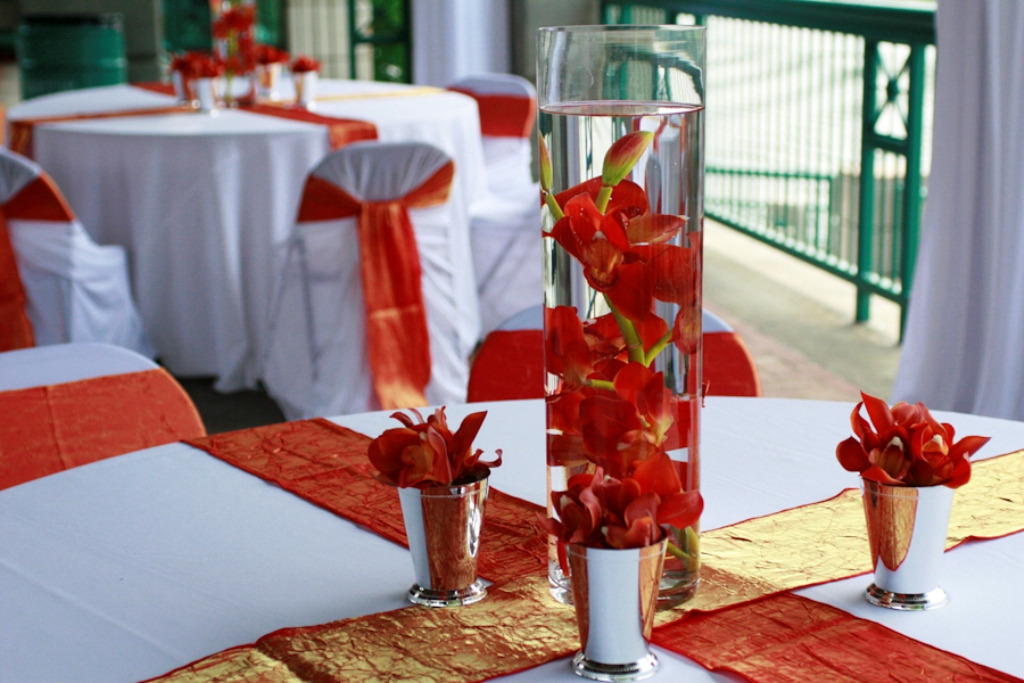 Coral Colored Wedding Decorations