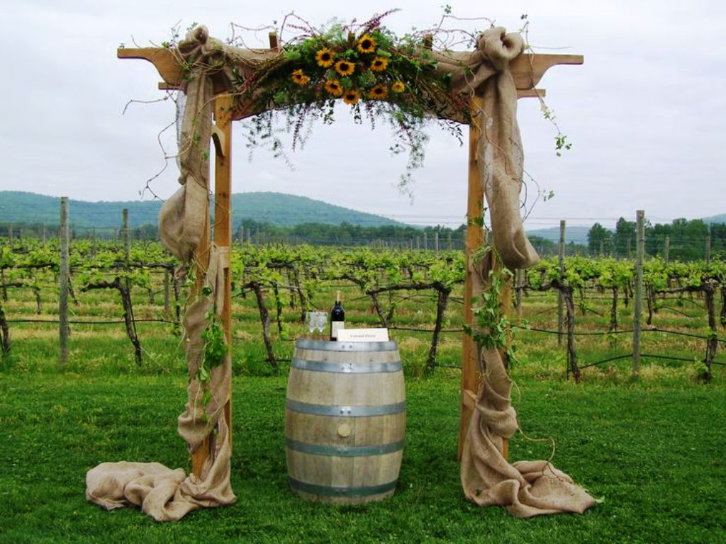 Country Wedding Arch Decorations