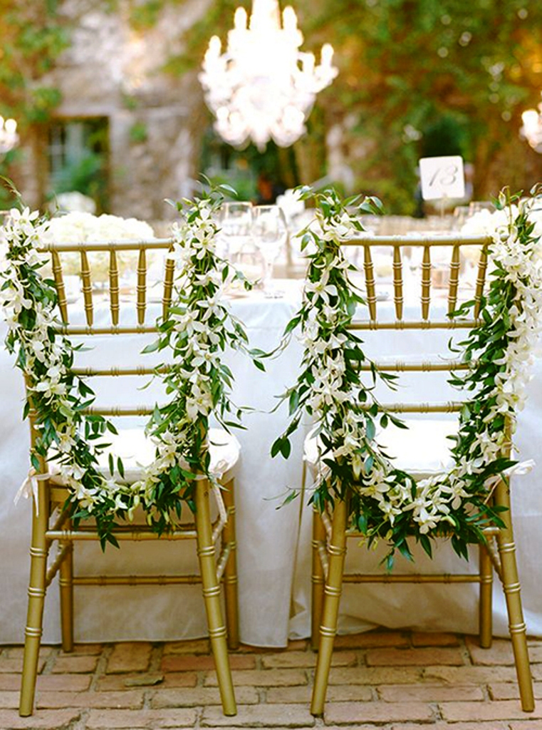Creative Wedding Chairs Decorations