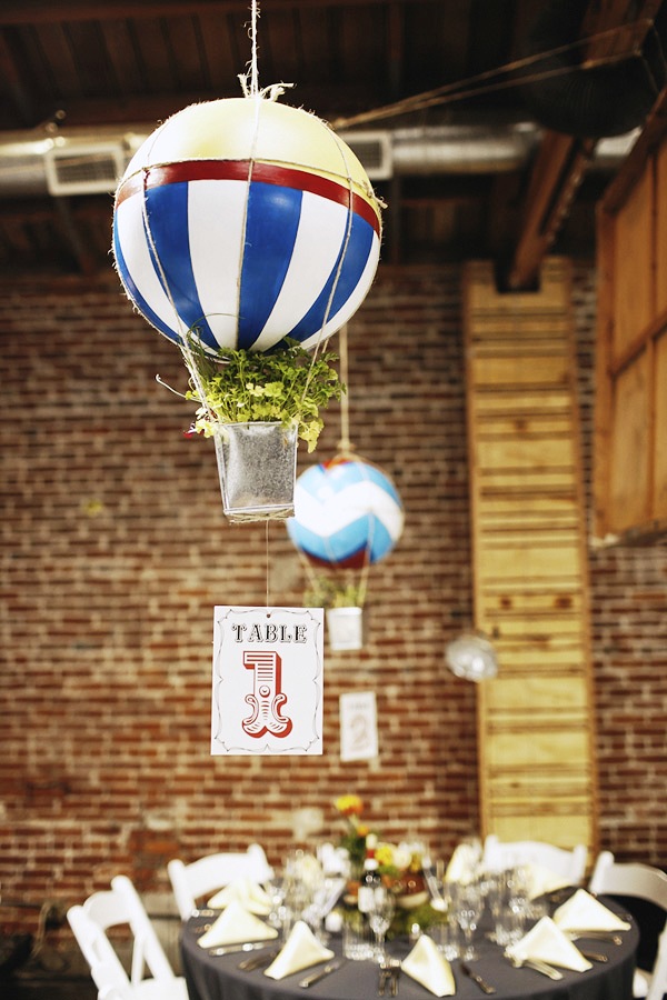 DIY Hot Air Balloon Centerpieces Wedding Decorations