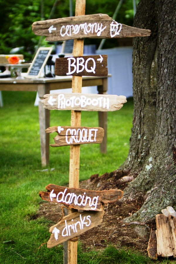 DIY Rustic Wedding Sign Decorations Ideas