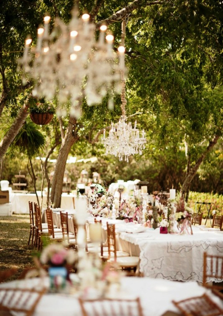 Decorate Backyard Wedding Reception