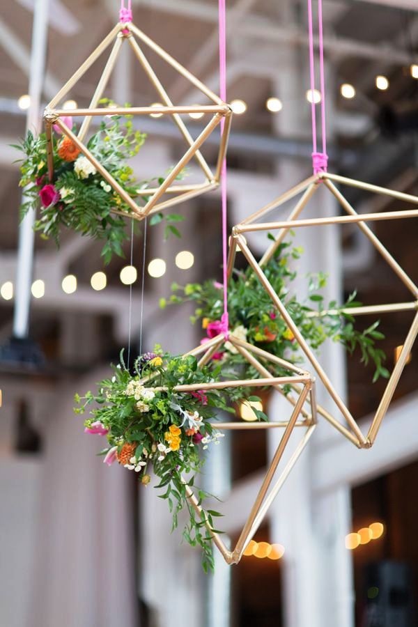 Easy DIY Hanging Wedding Decorations