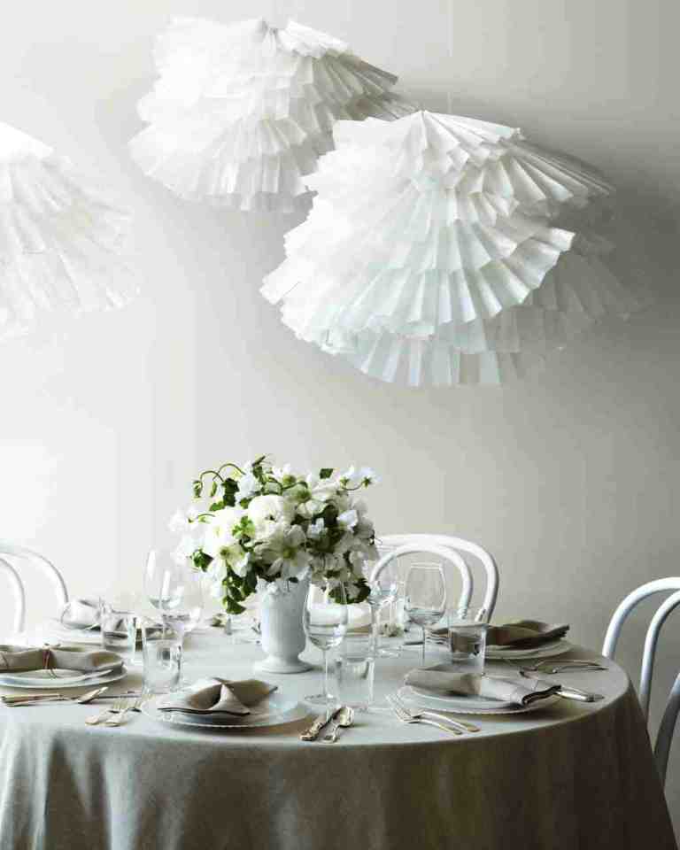 Easy to Make Paper Wedding Decorations