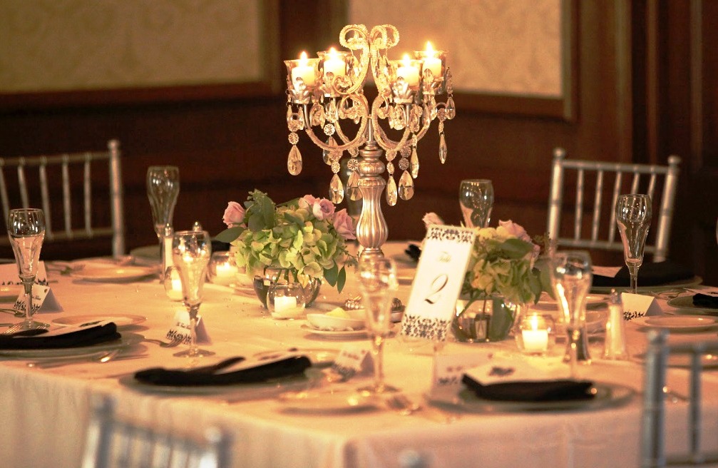 Elegant Pictures Wedding Centerpieces With Candles