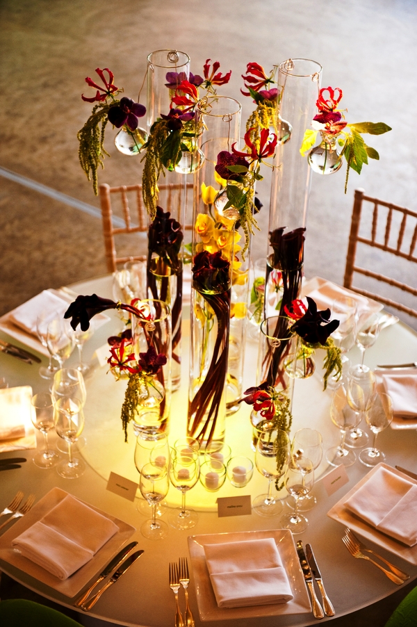 Elegant Summer Wedding Reception Table Decorations Ideas
