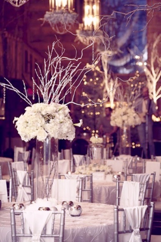 Elegant Winter Wedding Table Décor Ideas