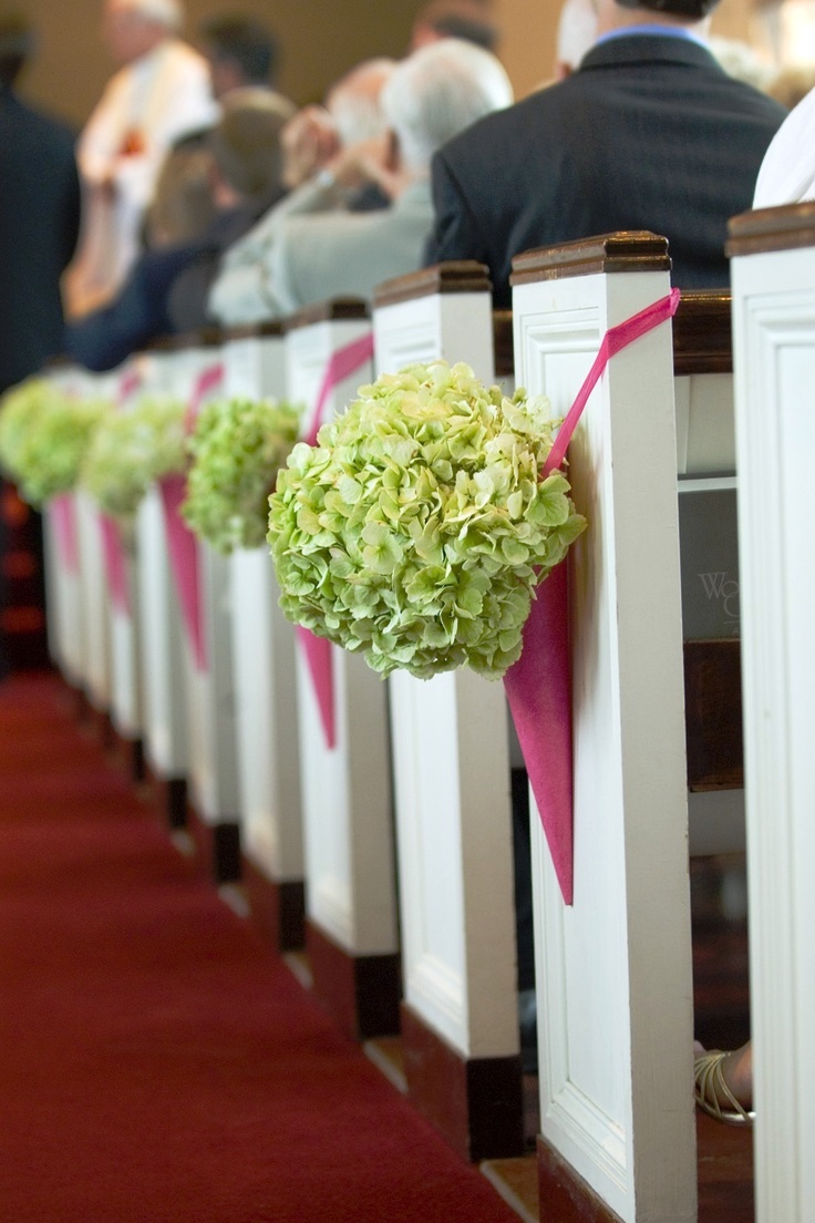 Flowers for Church Pew Wedding Decorations Ideas