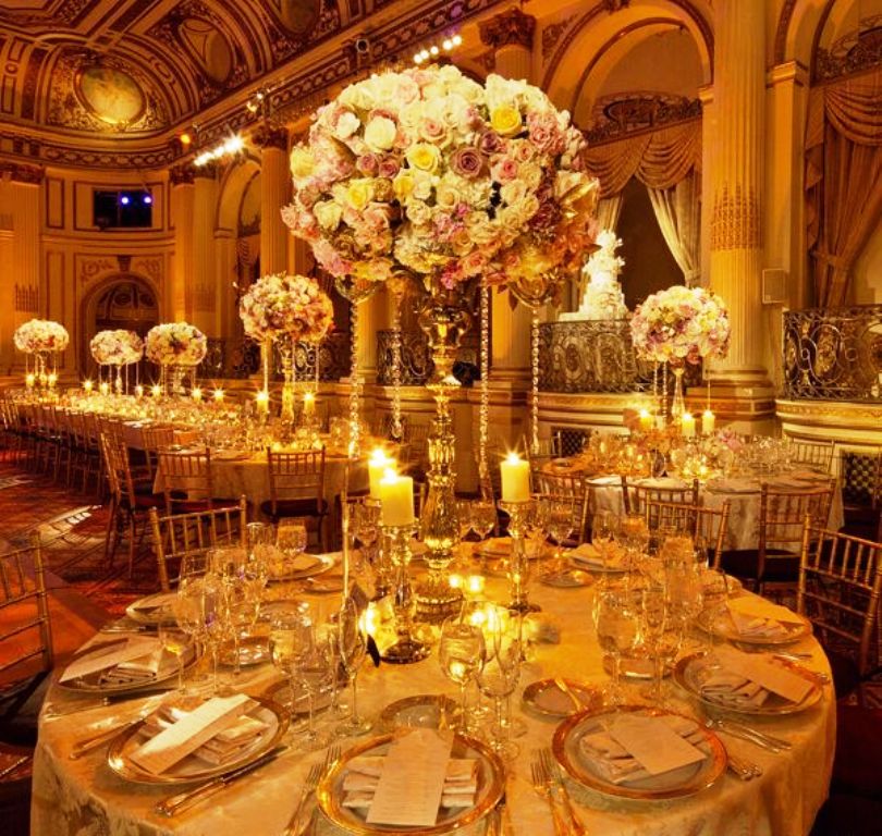 Gold Classic Wedding Decorations