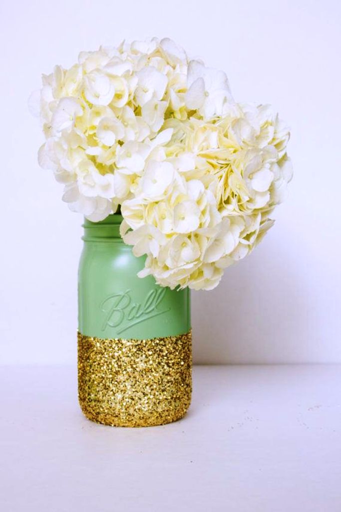 Gold and Mint Wedding Decorations